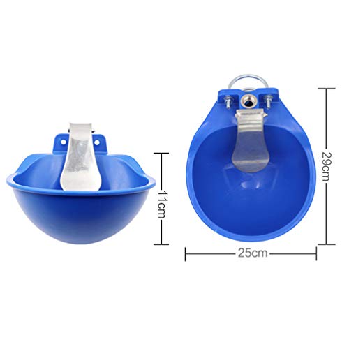 Balacoo Cattle Plastic Farm Waterer Large Drinking Bowl Horse Water Trough Auto Water Dispenser Livestock Waterer for Cows