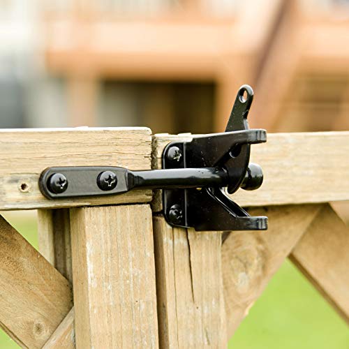 National Hardware Transitional Gate Kit N109-314 with Gate Latch, Gate Hinges, and Gate Pull