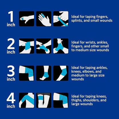 OVIK Health CoFlex NL – Self-Adhering Elastic Bandage – Non-Latex – First Aid – Comfortable and Gentle – Trucks & Dinosaurs, 2 inch, 2 Rolls - size: 2 Inch - 2 Count, style: Trucks/Dinos