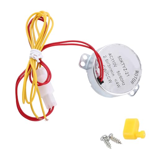 Joyzan Egg Turner Motor, AC Chicken Rotator Incubator Automatic Turntable Hatching Tool Small Guide Accessory Connector CW CCW Dual Working Modes for Incubating Electric Ducks Goose Birds Tray Quail