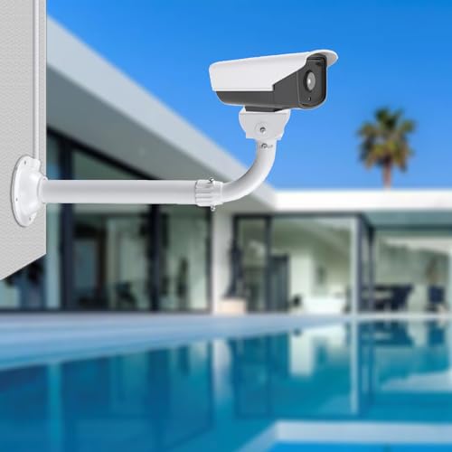 WiTi CCTV Security Camera Mount Bracket, 40CM-60CM Adjustable Wall and Ceiling Mount Bracket for CCTV IP Camera,Metal Pole Mount