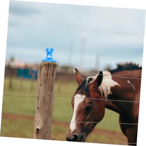 50pcs Electric Fence Insulators for Livestock Material Easy to Install Electrical Shorts for Fencing and