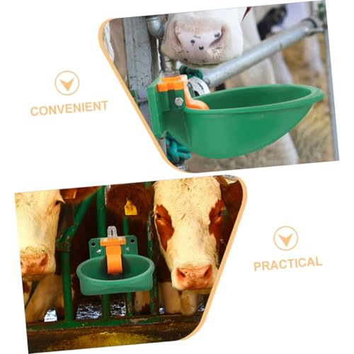 Happyyami Automatic Drinking Bowl for Livestock Goat and Sheep Water Dispenser Plastic Water Trough Float Valve Self-Filling Cattle Waterer for Farms