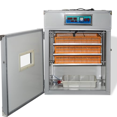 264 Egg Digital Cabinet Incubator，Poultry Hatching Breeding Cabinet Incubator for Auto Egg Turning, Temp/Humidity Control, Thermostatic for Chicken/Duck/Goose/Quail Bird. - size: 264 eggs 205L