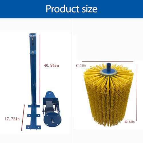 110V Electric Cow Body Brush Swing Type Rotating Bovine Body Brush Automatic Massage Scratch Brushes