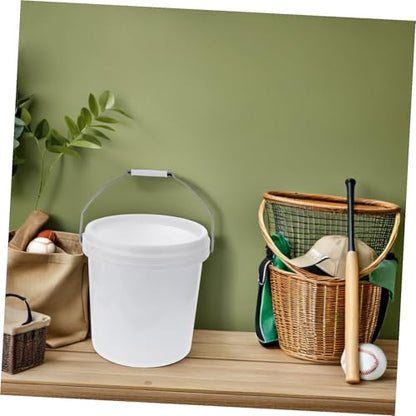 Zerodeko Thickened Airtight Plastic Storage Bucket with Lid Sealed Household Container for Long Term Storage Multi Purpose Pail for Pet Feed Water and Liquid Preservation