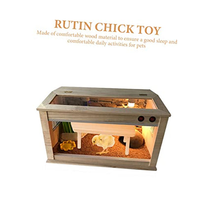 BESPORTBLE Wooden Small Pet Platform for Chickens Multi-Purpose Resting Spot Safe Wooden Material for Guinea Pigs and Small Pets Private Space for Rest and Play