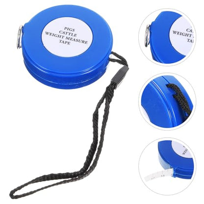 Animal Measuring Tape for Livestock 2.5m, Blue Pig Weight Tape and Goat Girth Measuring Tool for Cattle, Horse, and Dairy Cow Body Measurement Assorted Style Assorted Style