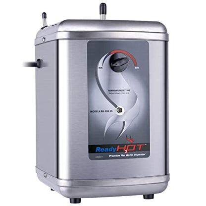 Ready Hot 40-RH-200-SS Instant Hot Water Dispenser System, 2.5 Quarts Manual Dial Tank Only, Stainless Steel - style: Manual Dial
