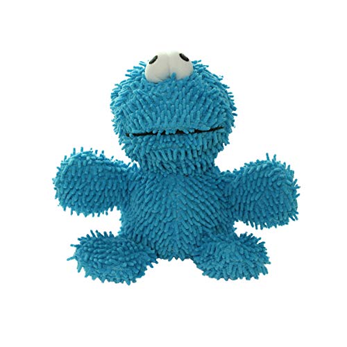 MIGHTY® 2 Pack Microfiber Medium Monster Dog Toys | Ultra Durable Plush Toy with Multiple Layers & Reinforced Seams , Washable and Floats , Mighty® Construction - color: 2PK Blue Monster