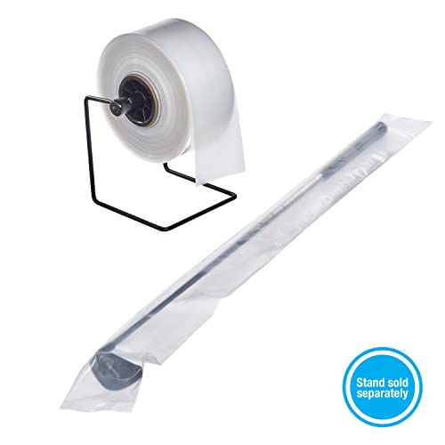 Hudson Exchange 4" x 350', 6 Mil, Poly Tubing Roll, Food Grade LDPE Resin, Custom Length Packaging