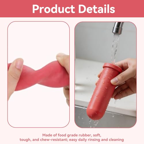Calf Nipple Rubber, 5 PCS 10cm / 3.9in Soft Calf Feeding Bottle Nipple Farm Animal Feeding Supplies