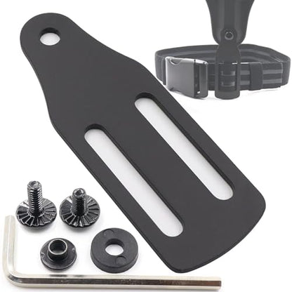 Tactical Leg Strap Drop Swivel Attachment for Holsters, Thigh Strap Belt for Leg Holster, with Quick-Release Buckle. - color: Drop Swivel Adapter-Black