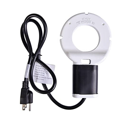 250W Chicken Waterer Heater, Aluminum Utility De-Icer for Farm & Livestock, Non-Conductive and Anti-Rust Heated Chicken Waterer, Bird Bath Heater Livestock Water Heater for Multiple Using - size: 250-Watt