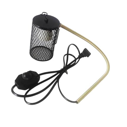Lamp Cage Heater Guard Warmer Lamp Anti Scald Lamp Holder Sturdy Iron Construction Design Suitable for Bearded