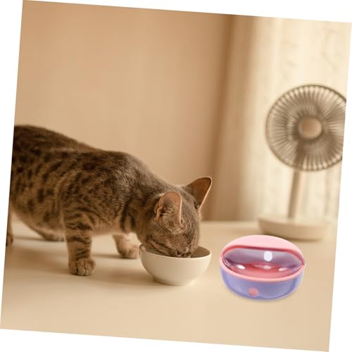Mikikit Bowl with Pacifiers for Puppies and Kittens Spillproof Feeder for Small Pets Detachable Design Safe Material for Newborn Animals