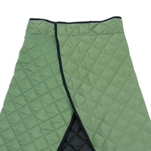 Chair Blankets for Adults - Waterproof Windproof Wearable Apron Blanket, Motorcycle Scooter Riding Leg Cover with Pocket for - color: Army Green