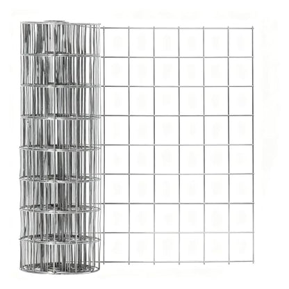 Wire Mesh Roll for Poultry Cages 36IN x50FT- Heavy Duty Fencing Net for Farm Garden Animal Plant Protection, Chicken Wire Fence, Easy to Install Fencing for Rabbits, Birds, Vegetables (Silver) - color: Silver