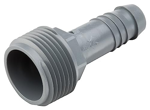 Rain Bird SWGA075S EZ Pipe/Swing Pipe Coupler Fitting, 3/4" Male Pipe Thread x 1/2" Barb Adapter 1-Pack - size: 1 Pack, style: 3/4" MNPT x 1/2" Barb Coupler