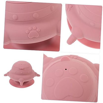 Elevated Dog Food Bowl Silicone Nipples Puppy Feeding Station for Newborn Pets Small