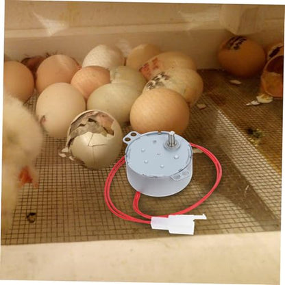 Toddmomy Convenient Egg Incubator Motor Practical Motor Part Energy-efficient for Quail and Chicken Eggs Incubation