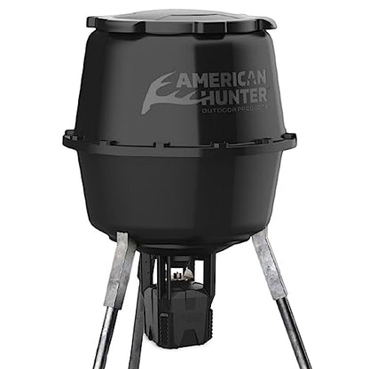 American Hunter 30 Gal Nesting Hopper | Hunting Durable Lightweight 3 Legged Game Feeder with XDE-Pro Automatic Delivery System