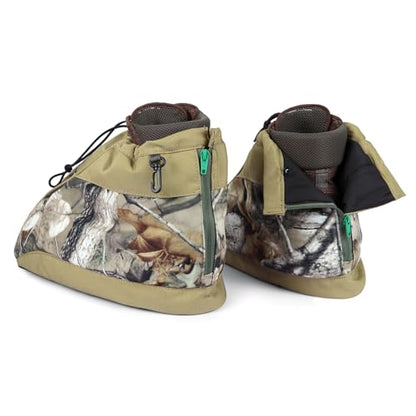 UIIHUNT Insulated Boot Covers, Hunting Boot Insulators, Water-Resistant, Lightweight Warmth, Premium Cold Weather Protection for Hunting, Tree Stand & Saddle Accessories