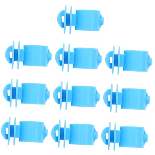 GALPADA 10pcs Electric Fence Insulators Post Wire Holding Insulators for Farm Fencing High Voltage Resistance Easy Installation Consistent Wire Spacing - color: Blue