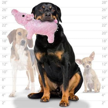 MIGHTY® 2 Pack Farm Animal: Piglet Ultra Plush Dog Toys | Multiple Layers & Reinforced Seams , Washable and Floats , Mighty® Construction - color: 2PK Pink Piglet