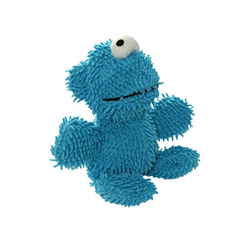 MIGHTY® 2 Pack Microfiber Medium Monster Dog Toys | Ultra Durable Plush Toy with Multiple Layers & Reinforced Seams , Washable and Floats , Mighty® Construction - color: 2PK Blue Monster
