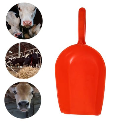 BESPORTBLE Poultry Shovel Handheld Feeding Scoop for Livestock Capacity Farm Tool for Easy Transfer Lightweight and Portable Design for Cattle Goats and Chickens