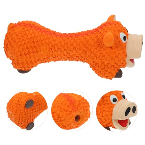 Puppy Chewing Toy Interactive Pig-Shaped Teething Plaything for Dogs and Pet Biting Toy for Breeds Promotes Health and Reduces Furniture Damage