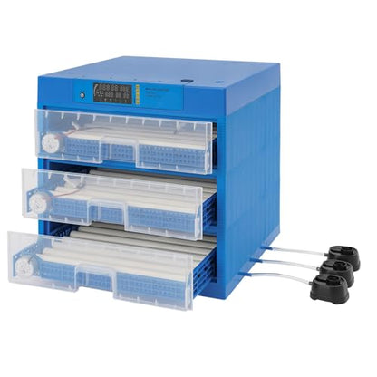 Digital Incubator with LED Display, 192 Egg Capacity Automatic Poultry Hatcher Machine-Automatic Turning & Humidity Control for Hatching Chicken Duck Quail Eggs.