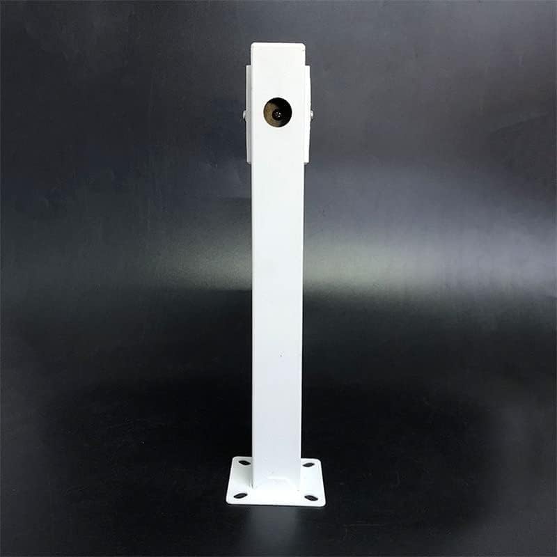 30cm/11.8” Security Camera Mount Bracket with L-Shaped Adapter Plate, Indoor Outdoor Heavy Duty CCTV Bracket for Dual Cameras/Solar Panel/LED Light, Built-in Cable Management