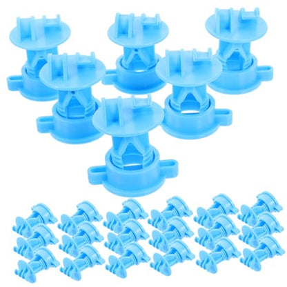 TOYANDONA 50pcs Electric Fence Insulators for Livestock Durable DIY Fencing Accessories Lightweight Material Creative Design for Wire Support Essential Farm Supplies