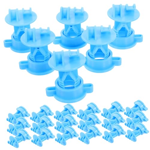 TOYANDONA 50pcs Electric Fence Insulators for Livestock Durable DIY Fencing Accessories Lightweight Material Creative Design for Wire Support Essential Farm Supplies