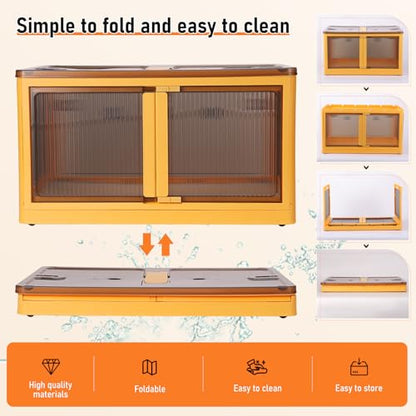 Chicken Brooder Box for Chicks Starter Kit, Larger Chicken Brooder Heater Warms up to 30 Chicks, Poultry Breeding Box Suitable for Chick Duckling Parrot Lizard (28" L x 19" W x 15" H) - size: 28.0"L x 19.0"W x 15.0"H