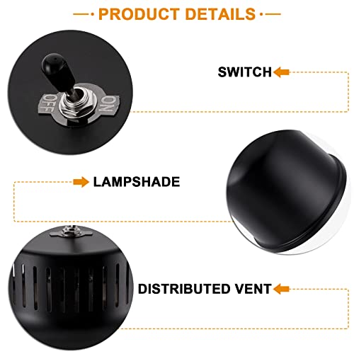 Food Heat Lamp with 250w Bulb for Food Restaurant Or Home Kitchen Food Heating Lamp Warmer