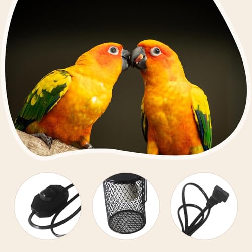 Lamp Cage Heater Guard Warmer Lamp Anti Scald Lamp Holder Sturdy Iron Construction Design Suitable for Bearded