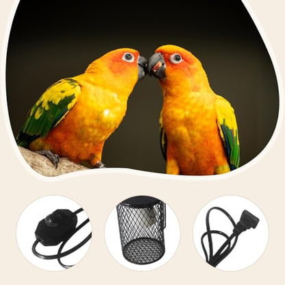 Lamp Cage Heater Guard Warmer Lamp Anti Scald Lamp Holder Sturdy Iron Construction Design Suitable for Bearded