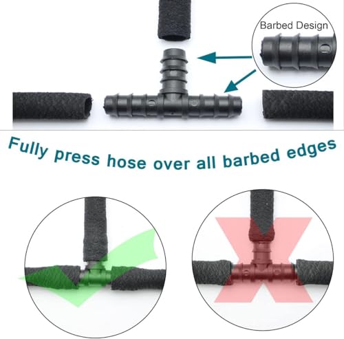 Soaker Hose 1/2" 75ft Rubber Garden Soaker Hoses, Water Seeper Round Drip Hose, Heavy Duty Drip Irrigation Hose For Vegetable, Lawn, Plants and Trees Watering - size: 1/2inch 75ft