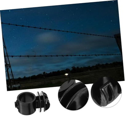 10pcs Electric Fence Insulators Insulators for Farm Wire Tighteners Supports Uniform Wire Spacing and Easy Installation for Livestock Fencing