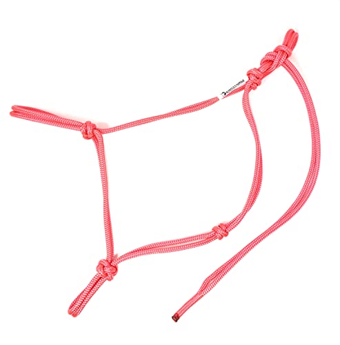 Soft 2 Knot Horse Halter - color: Pink, size: Mini