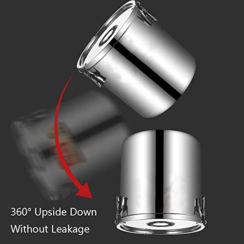Milk Barrel, Milk Transport Bucket, 201 Stainless Steel Airtight Milk Can, Milk Bucket Wine Pail Oil Barrel Tea Canister Liquid Solid Container Storage W/Sealed Lid,20L,40L - size: 40L