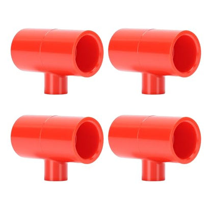 Automatic Poultry Waterer Fittings, 20PCS Thickened PVC No Drilling Required Chicken Waterer Tee Fittings, PVC Tee for Poultry with Threaded Nipples for Ducks Chickens