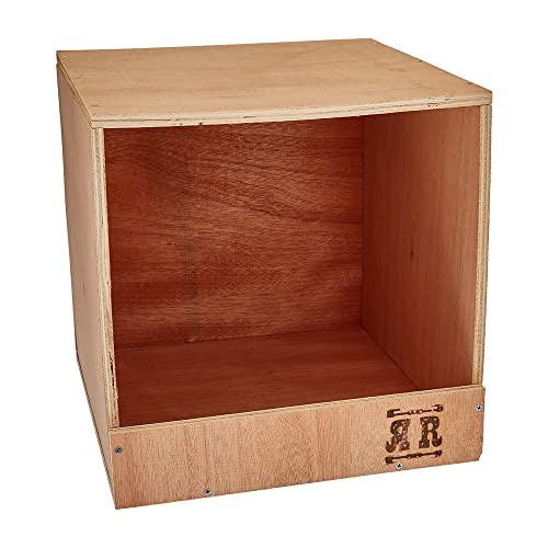 Rugged Ranch Studio 12"x12"x12" Single-Compartment Hen Nest Cubby for 1 to 2 Hens - Wooden Chicken Coop Accessory for Interior Use, Furniture-Grade Wood, Easy Assembly