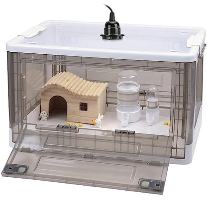 Chick Brooder,Brooder Box for Chicks,Brooder Heater Warms up to 15 Chicks (20″x14″x12″)