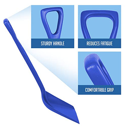 Remco 69813 Shovel,One-Piece,11",PP,Blue - color: Blue, size: 10 inch Blade