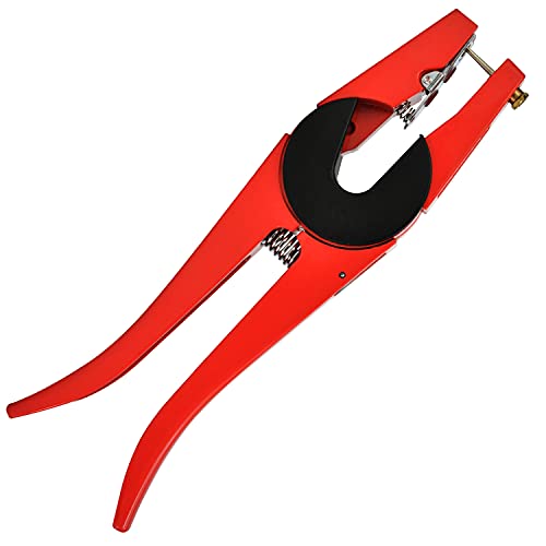 Livestock Ear Tag Pliers, Pigs Cattle Cow Goat Sheep Ear Tags Applicator, Ear Tag Clamp Animal Identification Card Installation Tools (1, Ear Tag Applicator) - color: Ear Tag Applicator