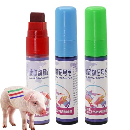 Livestock Marking Paint, Identification Marker for Livestock,Cow Marking Pencils | for Cattle Sheep Goat Lamb Calf Farm Agriculture